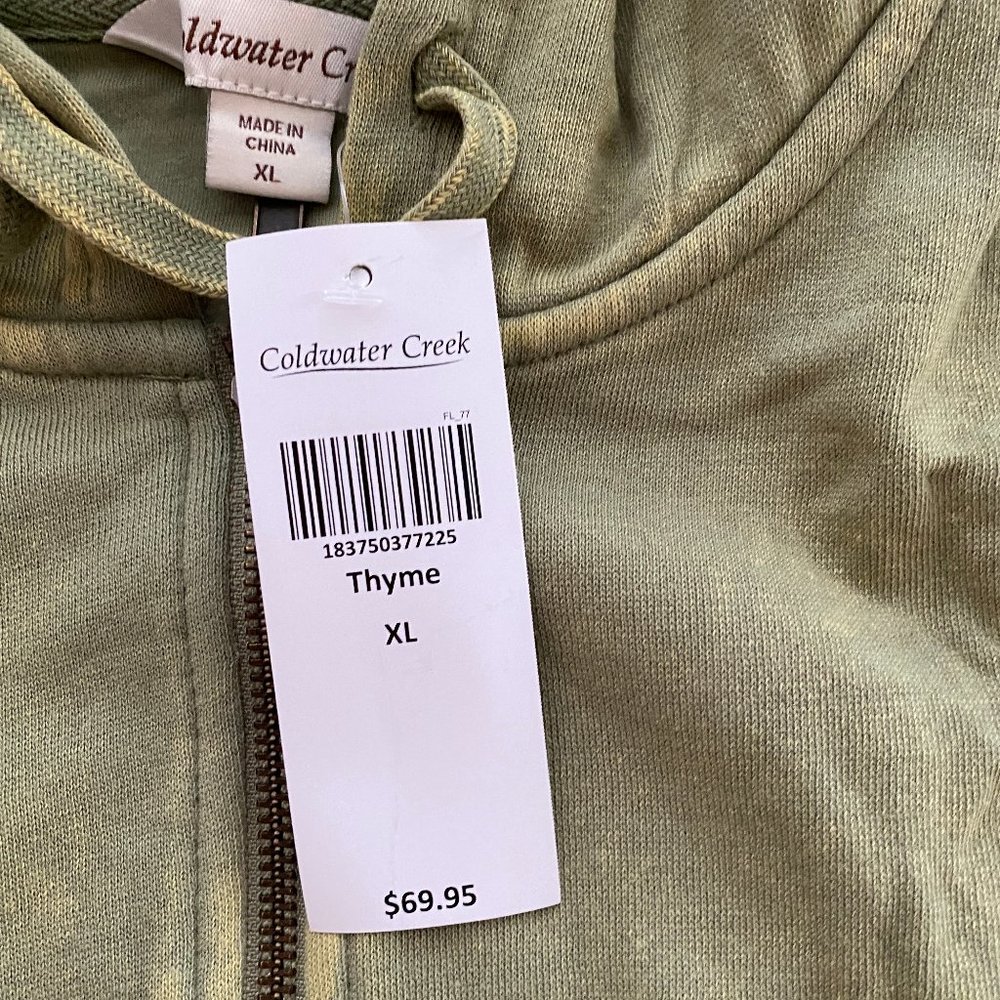 Coldwater Creek Solid Everyday Easy Hoodie - Picture 4 of 7
